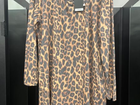 Animal Print Dress Casual Midi L&B, Size M For Sale