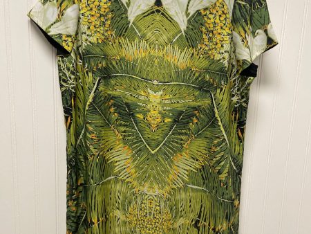 Black & Green Dress Designer Ted Baker, Size Xl Hot on Sale