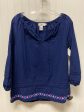 Blue Top Long Sleeve Vineyard Vines, Size Xs Online Hot Sale