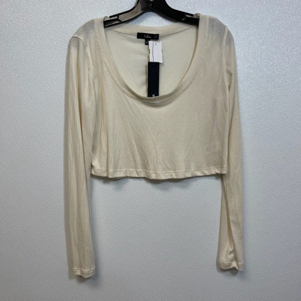 Bone Top Long Sleeve Basic Lulus, Size S For Sale