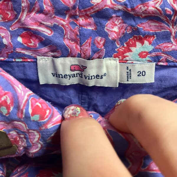 Pink & Purple Shorts Vineyard Vines, Size 20 Online Hot Sale