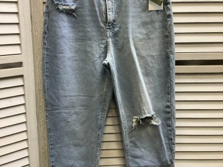 Blue Denim Jeans Straight H&m, Size 6 Hot on Sale