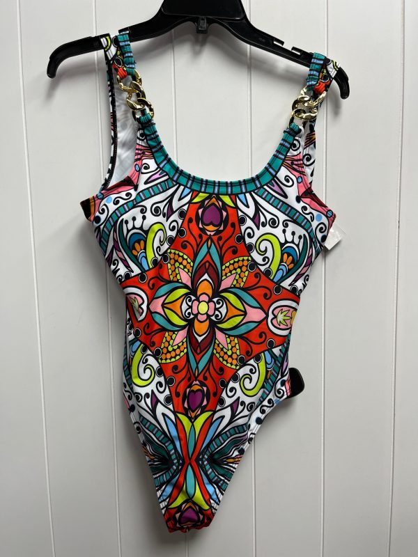 Blue & Orange Swimsuit Clothes Mentor, Size L Supply