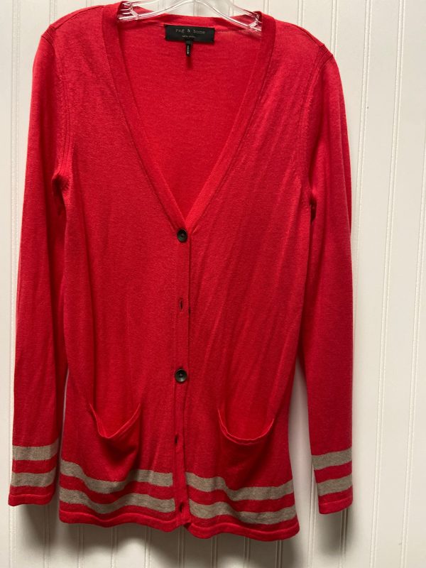 Red Top Long Sleeve Rag And Bone, Size S For Cheap