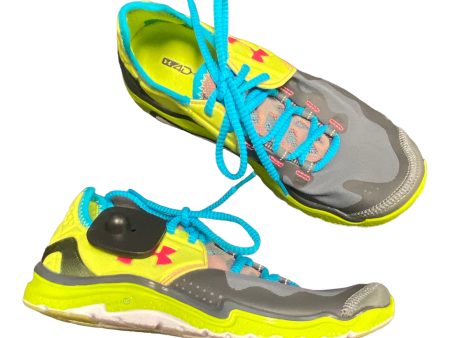 Multi-colored Shoes Athletic Under Armour, Size 6 Supply