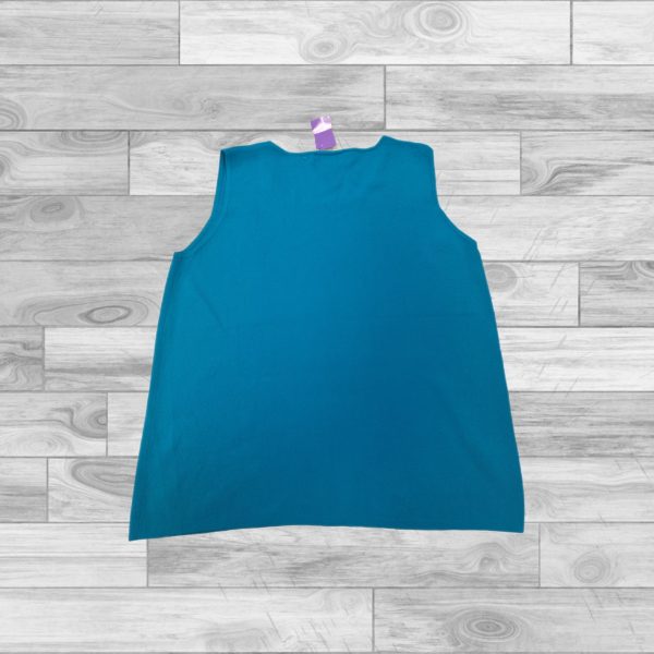 Blue Top Sleeveless Clothes Mentor, Size L Sale