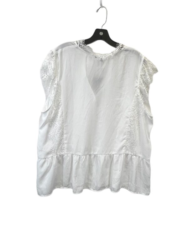 White Top Sleeveless Basic Gibson, Size 3x Cheap