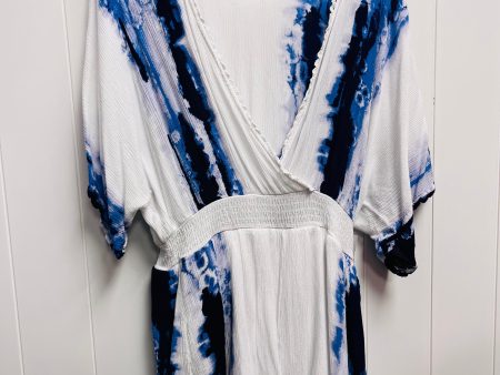 Blue & White Romper skylar & jade , Size Xl Hot on Sale