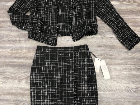 Black & White Skirt Set 2pc Calvin Klein, Size 2P Online Hot Sale