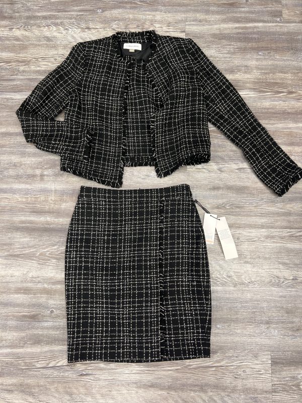 Black & White Skirt Set 2pc Calvin Klein, Size 2P Online Hot Sale