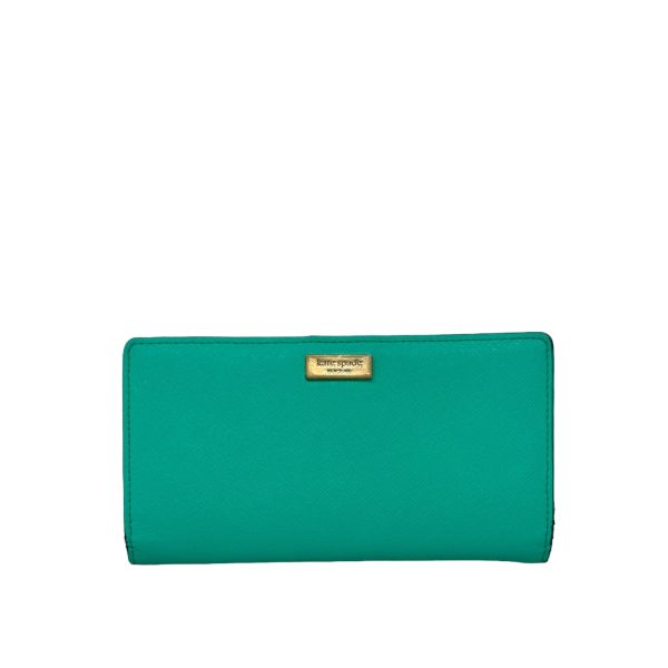 Stacy Newbury Lane Leather Snap Bifold Wallet Designer Kate Spade, Size Medium For Discount