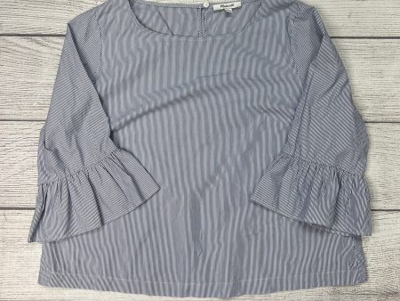 Striped Top 3 4 Sleeve Madewell, Size L Discount