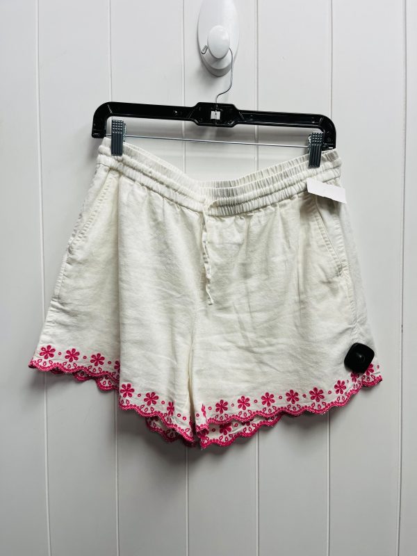 Pink & White Shorts J. Crew, Size S Hot on Sale