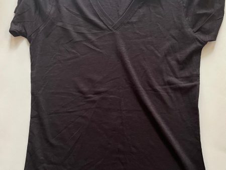 Black Top Short Sleeve Basic Cmf, Size Xl Online Hot Sale