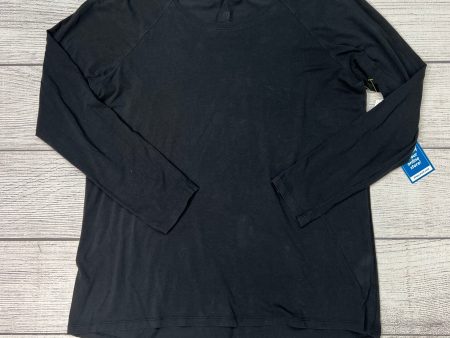 Black Athletic Top Long Sleeve Crewneck Lululemon, Size S For Sale