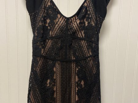 Black & Cream Dress Casual Short Free People, Size 8 Hot on Sale