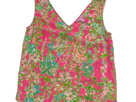 Multi-colored Top Sleeveless Designer Lilly Pulitzer, Size S Sale