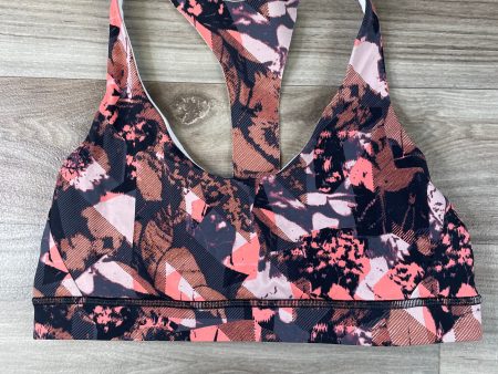 Black & Orange Athletic Bra Lululemon, Size M For Discount