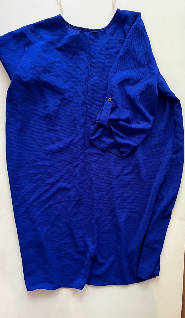 Royal Blue Top 3 4 Sleeve Basic Clothes Mentor, Size 1x Cheap