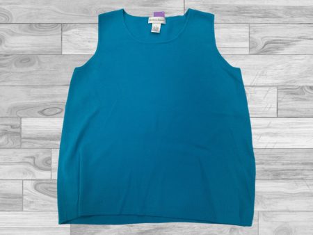 Blue Top Sleeveless Clothes Mentor, Size L Sale