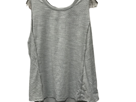 Grey Athletic Top Short Sleeve By Rbx, Size: 3x Sale