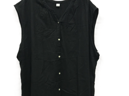 Black Top Sleeveless By Old Navy, Size: Xxl Online Hot Sale