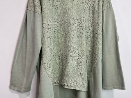 Green Top Long Sleeve Kaktus, Size Xxl Sale