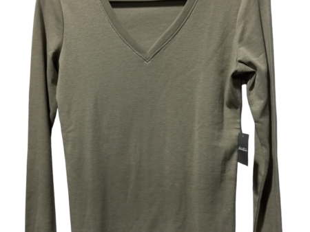 Green Top Long Sleeve Eddie Bauer, Size M on Sale