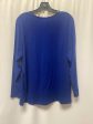 Blue Top Long Sleeve Just My Size, Size 3x Online Hot Sale