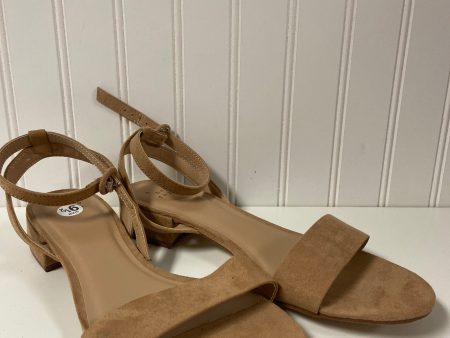 Tan Sandals Flats A New Day, Size 9.5 Online