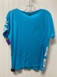 Blue & White Top Short Sleeve Michael By Michael Kors, Size S Discount