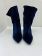 Blue Boots Ankle Heels Shoedazzle, Size 10 Supply