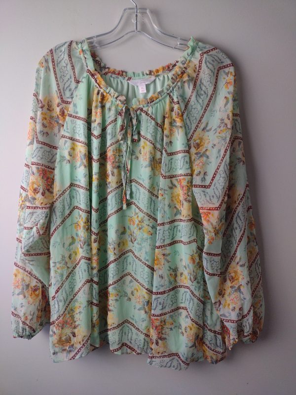 Top Long Sleeve By Lc Lauren Conrad  Size: Xl For Cheap