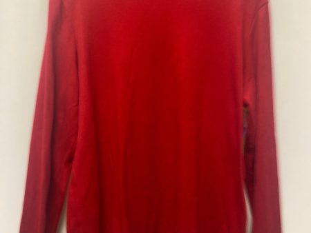 Red Top Long Sleeve Croft And Barrow, Size Xl For Sale