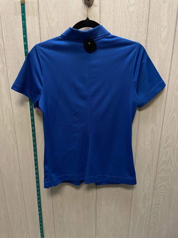 Blue Athletic Top Short Sleeve Nike Apparel, Size M Fashion