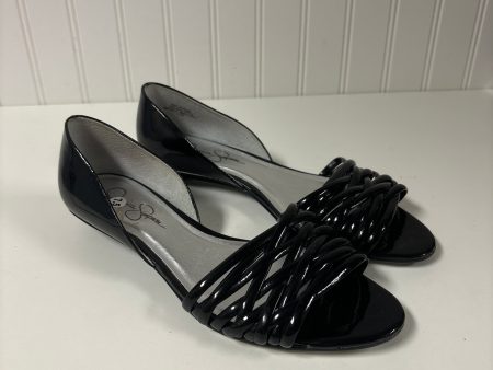 Black Sandals Heels Wedge Jessica Simpson, Size 7.5 Discount