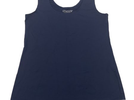 NAVY TANK TOP by CHICOS Size:S on Sale