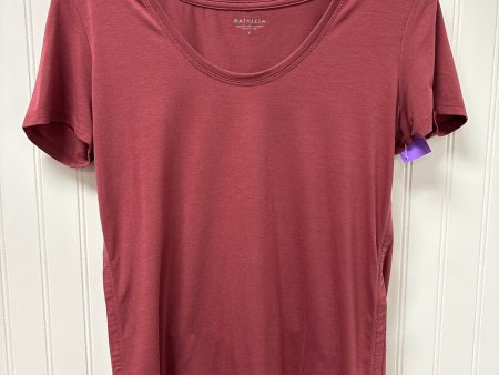 Mauve Athletic Top Short Sleeve Athleta, Size S For Cheap