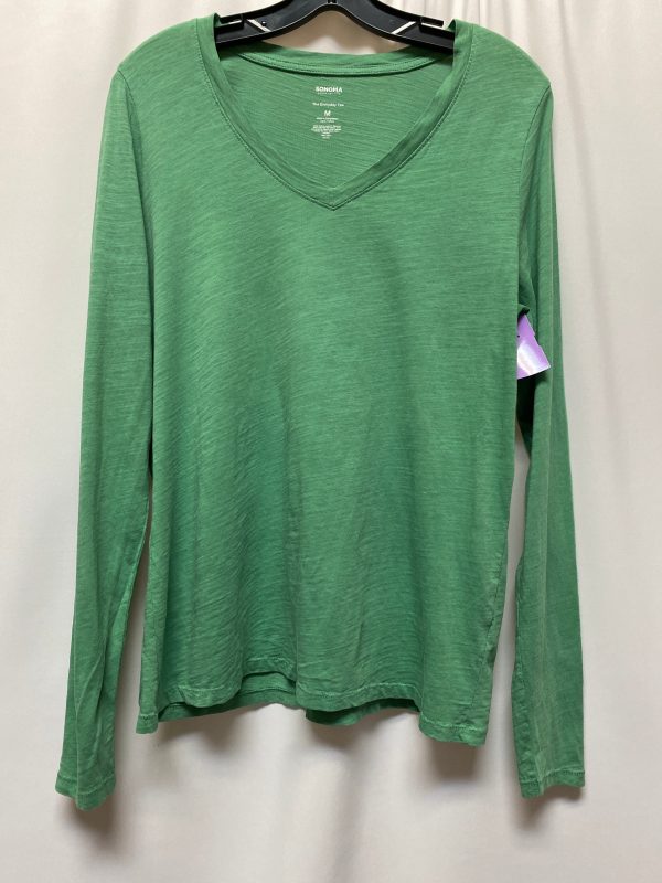 Green Top Long Sleeve Sonoma, Size M Fashion