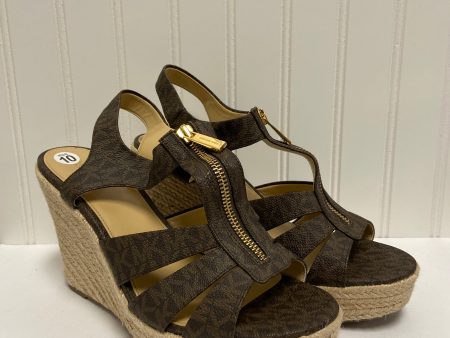 Sandals Heels Wedge By Michael By Michael Kors  Size: 10 Sale