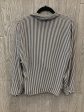 Striped Pattern Top Long Sleeve Adrianna Papell, Size L For Sale