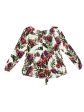 Floral Print Top Long Sleeve Staccato, Size M Online