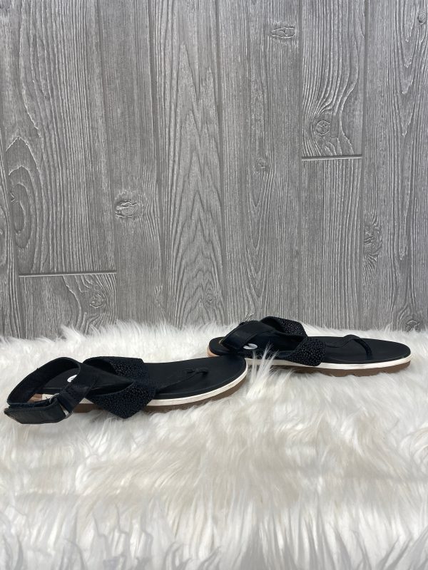 Black Sandals Flats Sorel, Size 8.5 Online