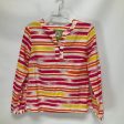 Striped Pattern Top Long Sleeve Elizabeth Mckay, Size 6 Online Sale