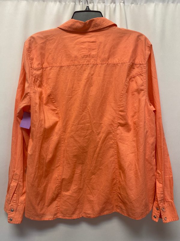 Peach Top Long Sleeve Style And Company, Size Xl For Cheap