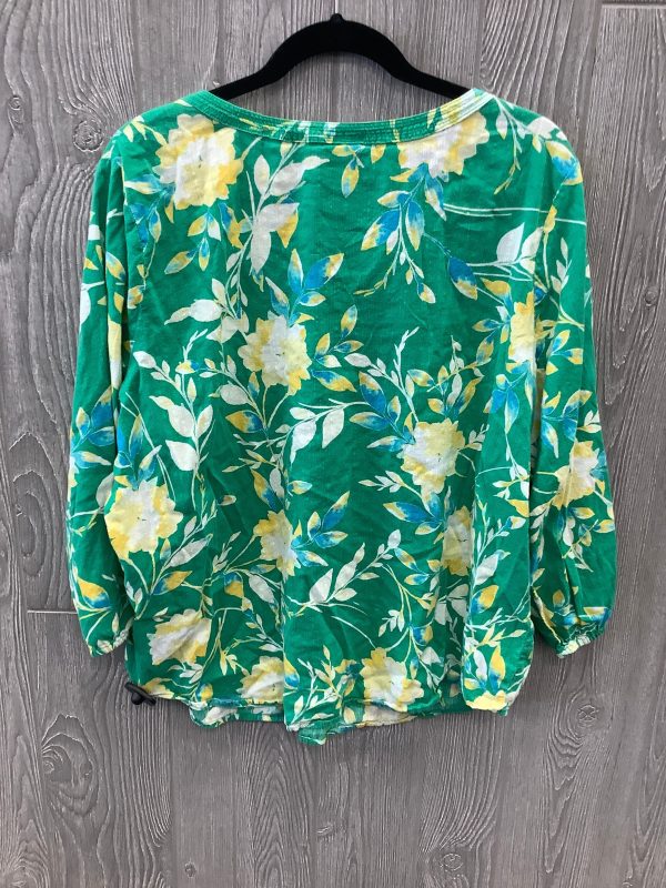 Green Top Long Sleeve St Johns Bay, Size Xl Online