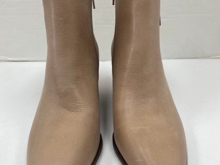 Beige Boots Ankle Heels Lucky Brand, Size 7.5 For Cheap