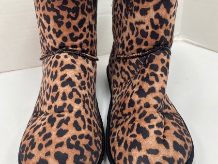 Animal Print Boots Ankle Flats Torrid, Size 8.5 For Cheap