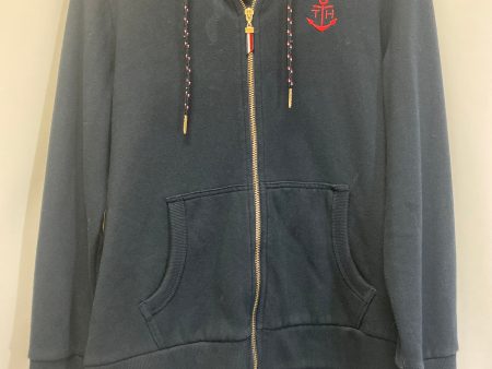 Navy Sweatshirt Hoodie Tommy Hilfiger, Size M Online now