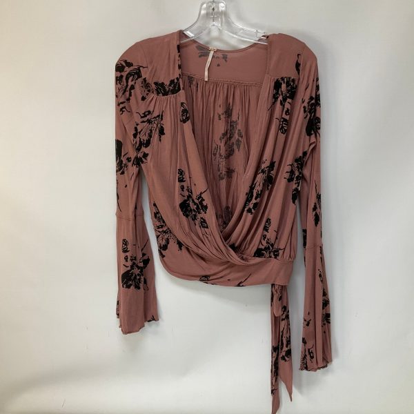 Pink Top Long Sleeve Free People, Size S on Sale